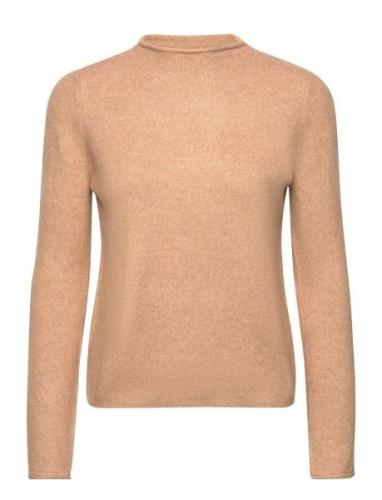 Mango High Collar Sweater Beige