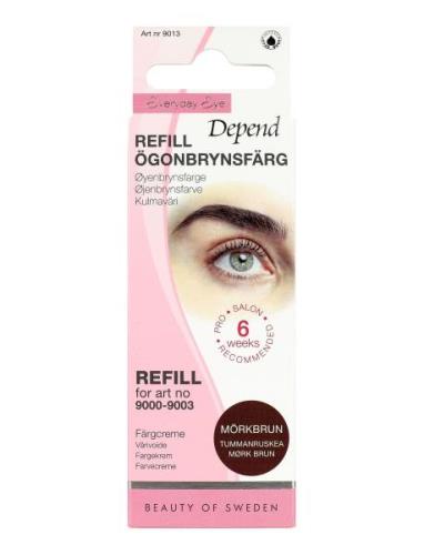 Depend Cosmetic Refill Ögonbrynsfärg Mörkbrun Se/Fi/No/Dk Nude