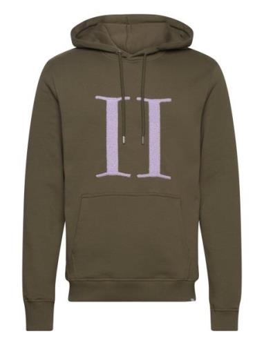 Les Deux Encore Bouclé Hoodie Grön