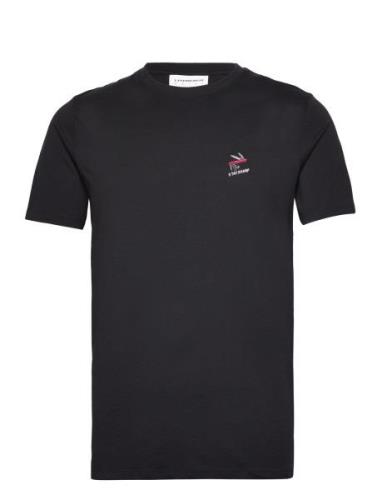 Lindbergh Embroidery Tee S/S Svart