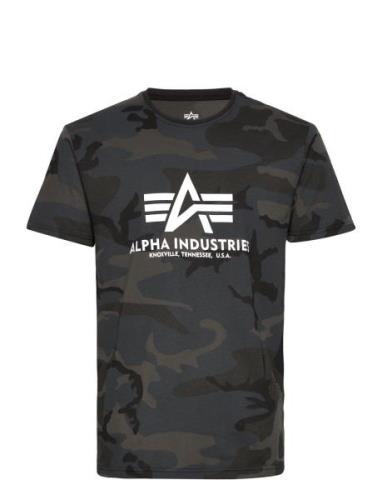 Alpha Industries Basic T-Shirt Camo Svart