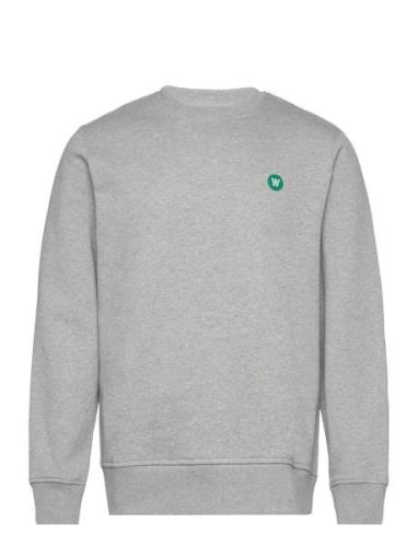 Double A By Wood Wood Tye Sweatshirt Gots Grå