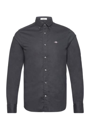 GANT Slim Classic Poplin Shirt Svart