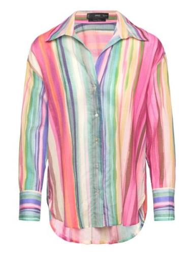 Mango Multicolour Striped Shirt Multi/patterned