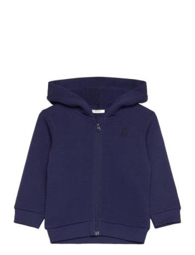 United Colors Of Benetton Jacket W/Hood L/S Marinblå