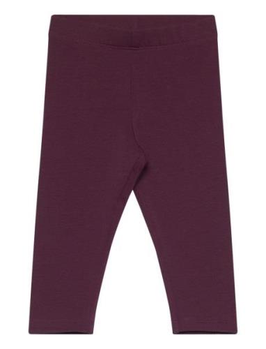 Lindex Leggings Brushed Inside Basic Lila