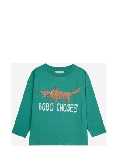 Bobo Choses The Clever Fox T-Shirt Grön