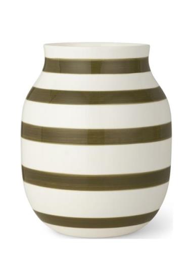 Kähler Omaggio Vase H20 Cm Olive Green Grön