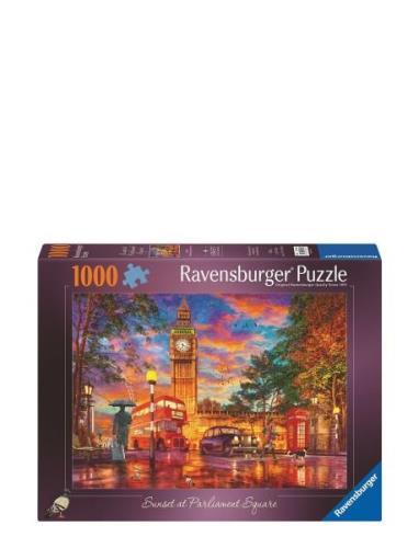 Sunset At Parliament Square 1000P Toys Puzzles And Games Puzzles Class...