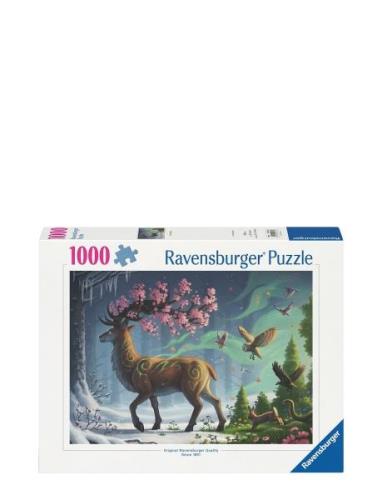 Spring Deer 1000P Toys Puzzles And Games Puzzles Classic Puzzles Multi...