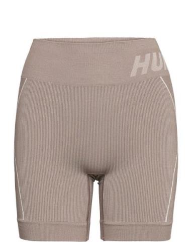 Hummel Hmlte Christel Seamless Shorts Beige