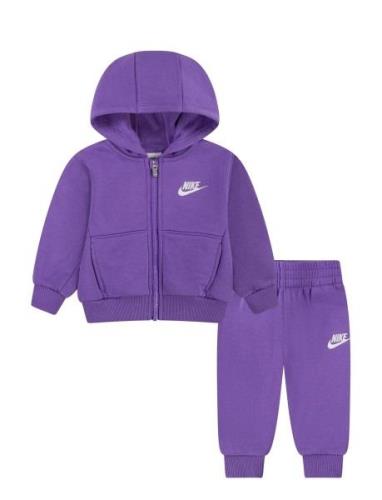 Nike Nike Full-Zip Club Set Lila