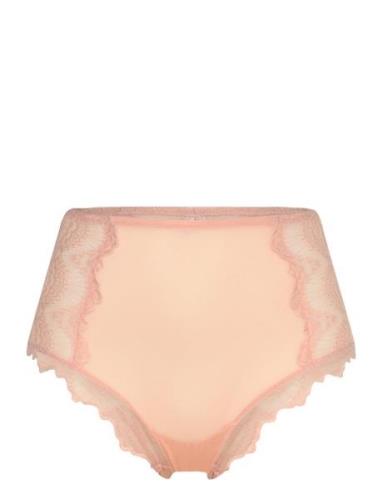 Understatement Underwear Lace Mesh Highwaist Briefs Rosa