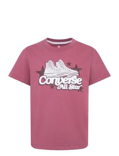 Converse Converse Retro Sneaker Graphic Tee Rosa