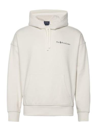 Polo Ralph Lauren Relaxed Fit Logo Fleece Hoodie Kräm