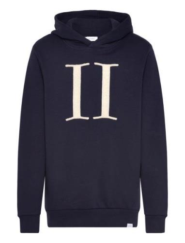 Les Deux Encore Bouclé Hoodie Kids Marinblå