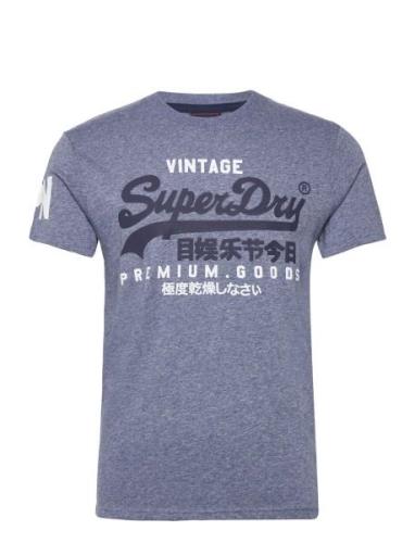 Superdry Vl Tee Blå