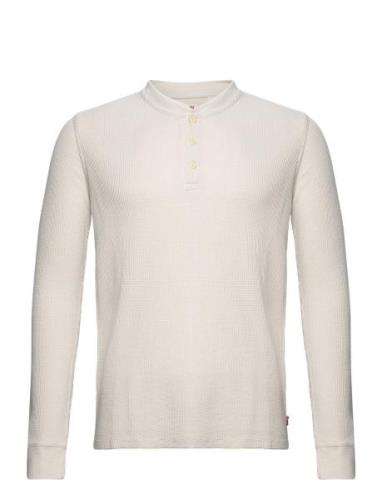 LEVI´S Men Ls Thermal 3 Bttn Henley Rainy Kräm