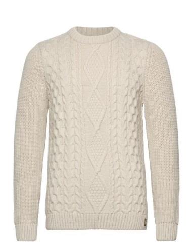 Superdry Jacob Cable Jumper Kräm