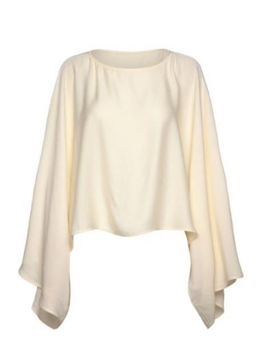 Twist & Tango Klasia Satin Blouse Kräm