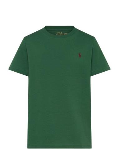 Ralph Lauren Kids Cotton Jersey Crewneck Tee Grön