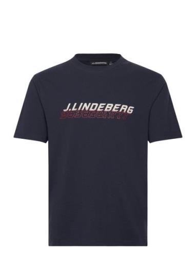 J. Lindeberg Parcy Logo Tee Marinblå