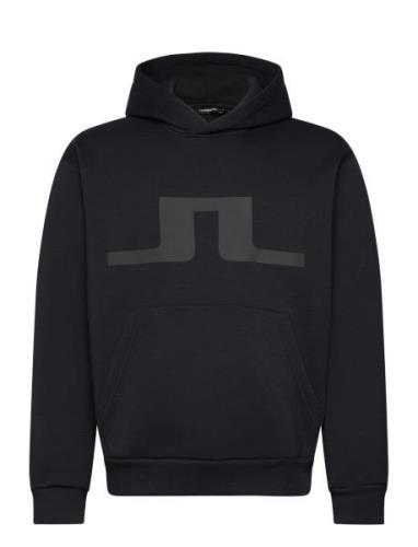 J. Lindeberg Karson Graphic Hoodie Svart