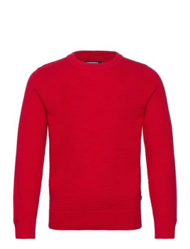 J. Lindeberg Oliver Structure Sweater Röd