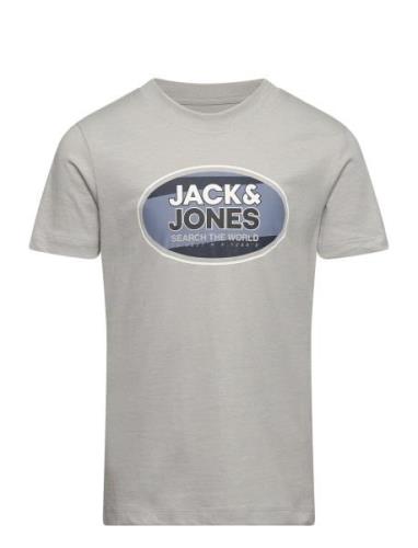 Jack & J S Jcoray Color Tee Ss Crew Neck Fst Jnr Grå