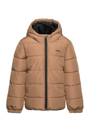 BOSS Puffer Jacket Brun