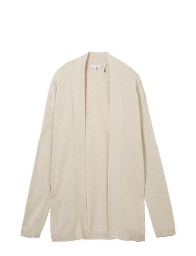 Tom Tailor Knit Basic Open Cardigan Beige