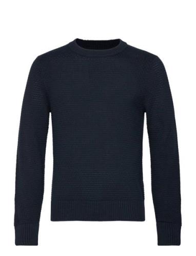 J. Lindeberg Oliver Structure Sweater Marinblå