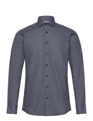 Bruun & Stengade Bs Howard Slim Fit Shirt Blå