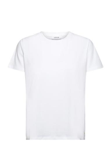 Coster Copenhagen T-Shirt With Round Neck - Mid Sleev Vit