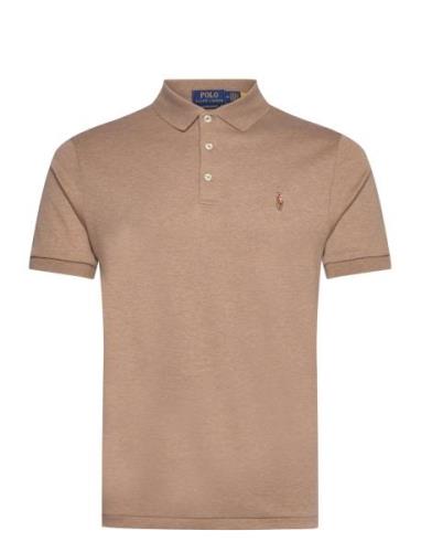 Polo Ralph Lauren Custom Slim Fit Soft Cotton Polo Shirt Beige