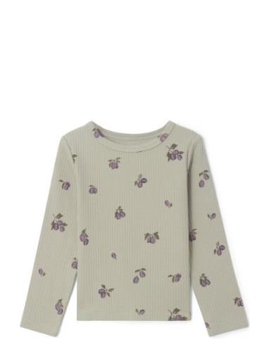 Garbo&Friends Royal Cress Rib Jersey Ls T-Shirt Grön