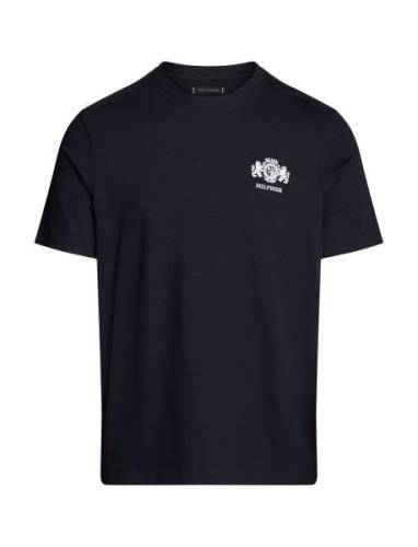 Tommy Hilfiger Small Crest Embro Tee Marinblå