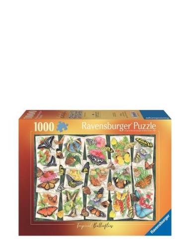 Tropical Butterfly 1000P Toys Puzzles And Games Puzzles Classic Puzzle...