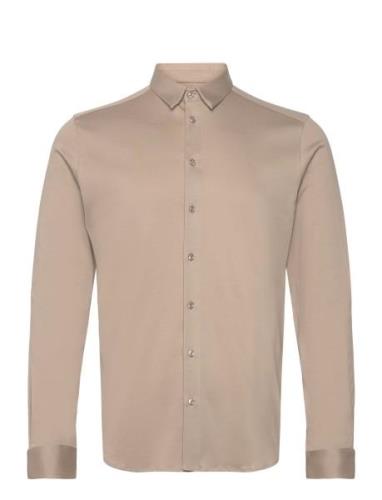 Mos Mosh Gallery Mmgmarco Jersey Shirt Beige