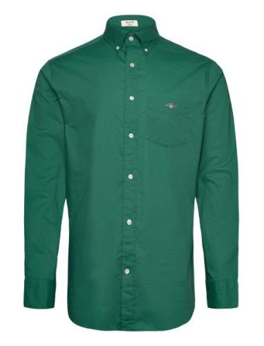 GANT Reg Classic Poplin Shirt Grön