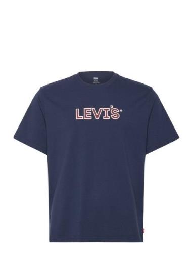 LEVI´S Men Ss Relaxed Fit Tee Padded Hl L Blå