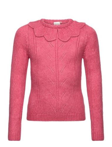 Minymo Pullover Ls Knit Rosa