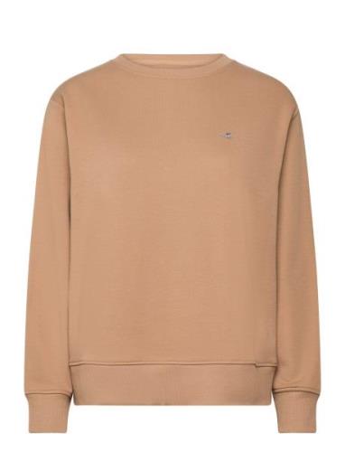 GANT Shield C-Neck Sweat Beige