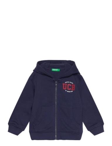 United Colors Of Benetton Jacket W/Hood L/S Marinblå