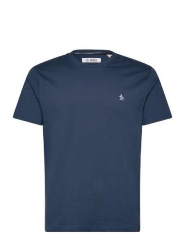 Original Penguin S/S Embroidered Logo Blå