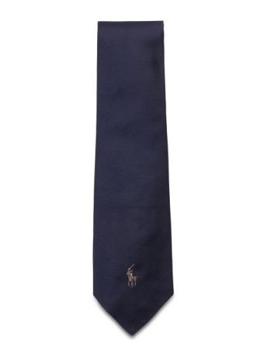 Polo Ralph Lauren Polo Pony Silk Repp Tie Marinblå