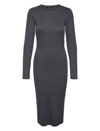 Vero Moda Maternity Vmmchloe Ls Calf Dress Ga Jrs Grå