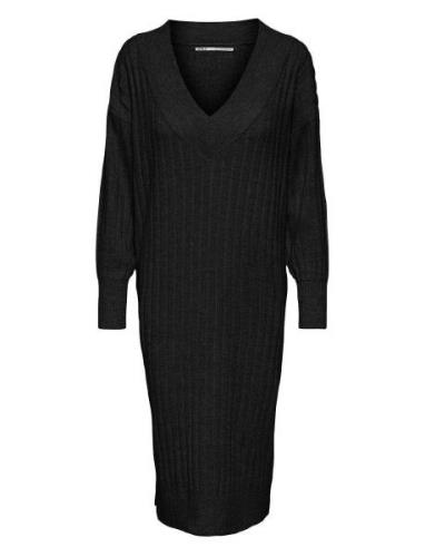 Only Maternity Olmnew Tessa L/S Midi V Dress Knt Svart