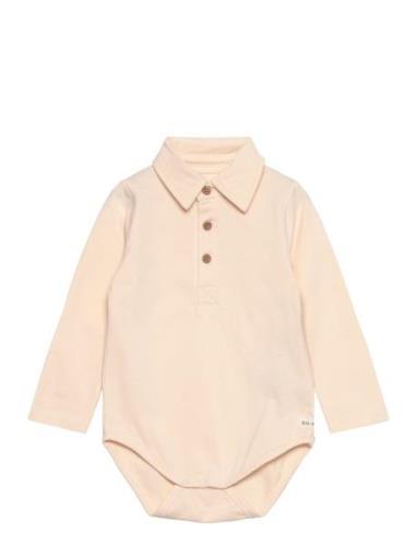 En Fant Body Ls Shirt Beige