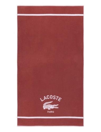 Lacoste Home Lorigine Beach Towel Röd